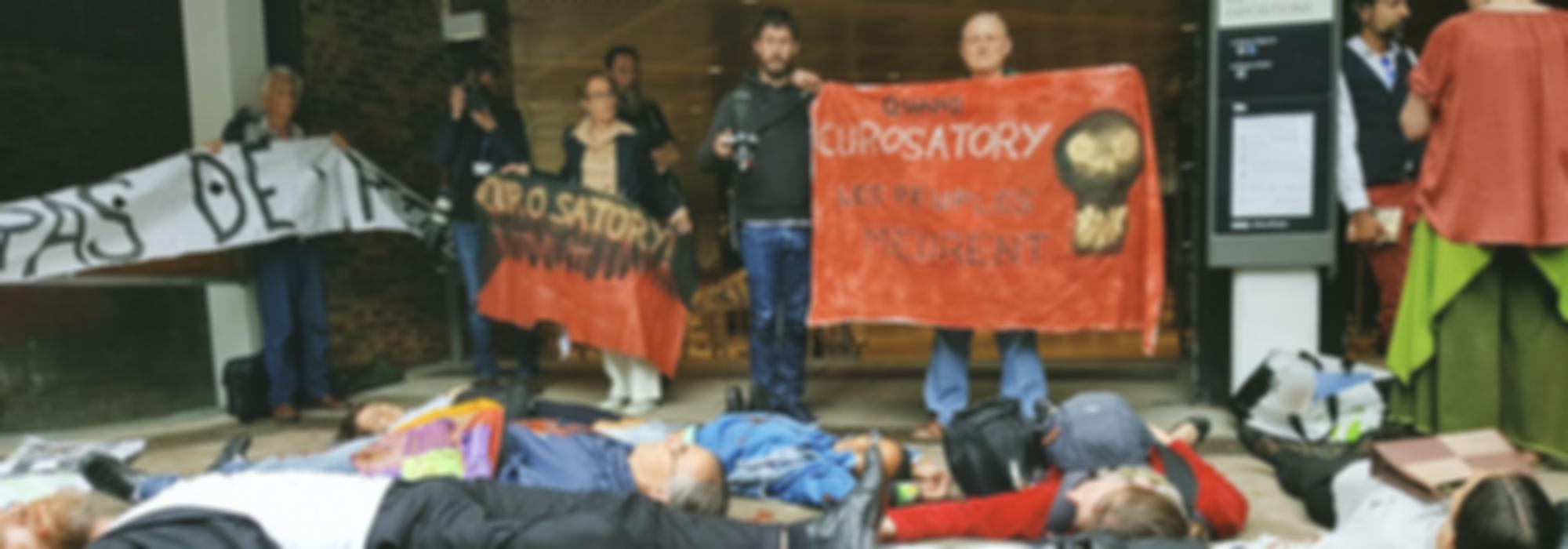 actie aan Eurosatory