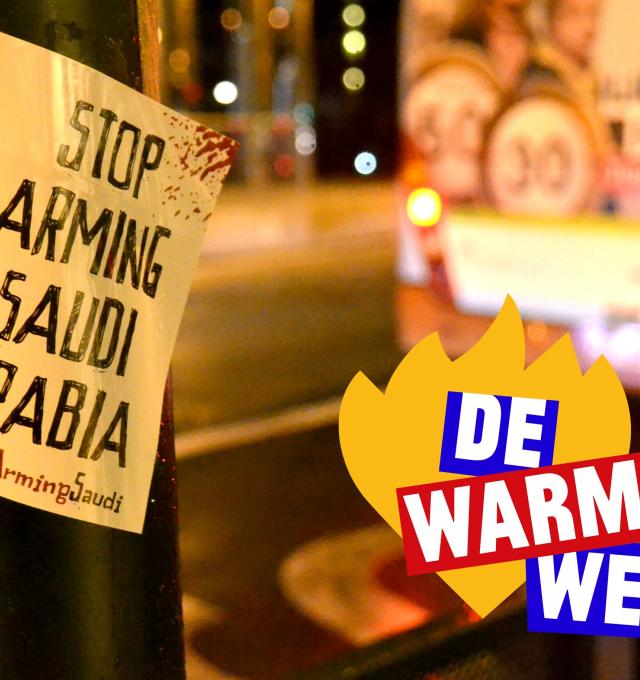 Vredesactie tijdens de Warmste Week